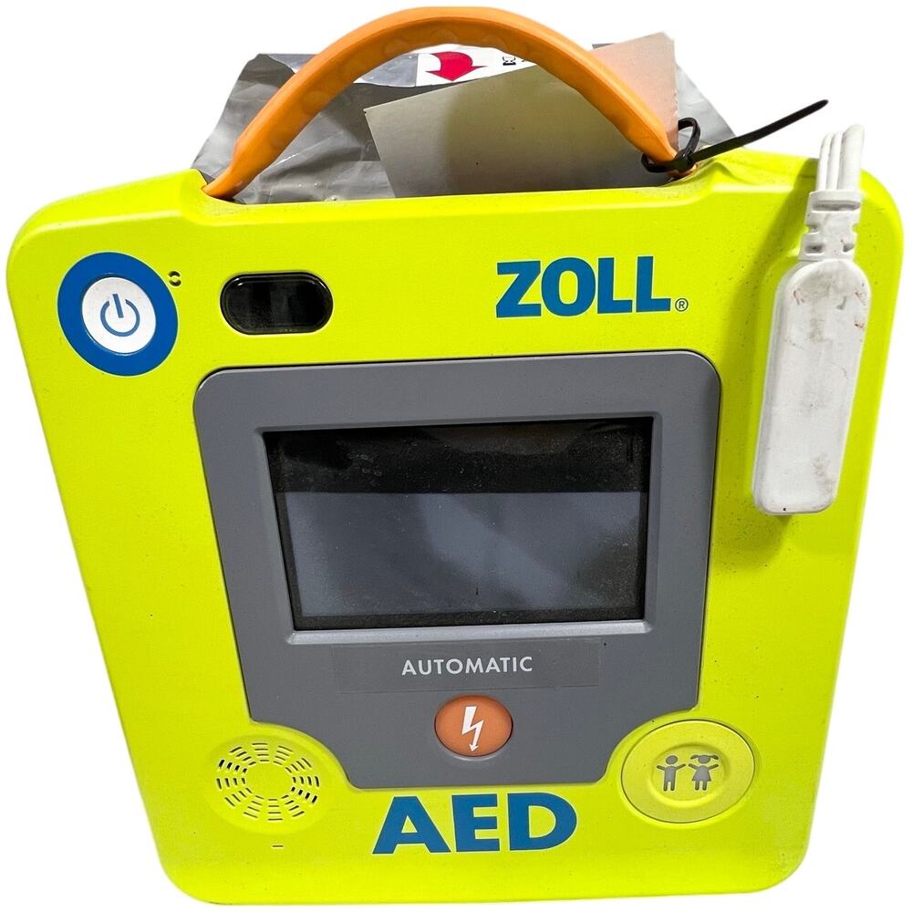 Zoll AED 3 Automatic External Defibrillator Medical Battery Pack Bundle Used